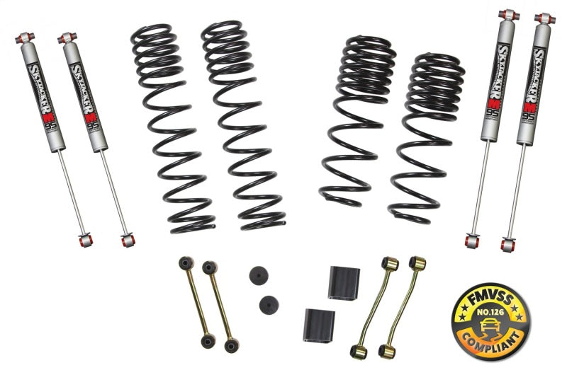 Skyjacker 2018 compatible with Jeep Wrangler Rubicon (JL) 2DR 2in-2.5in Suspension Lift Kit w/M95 Shocks JL20RBPMLT