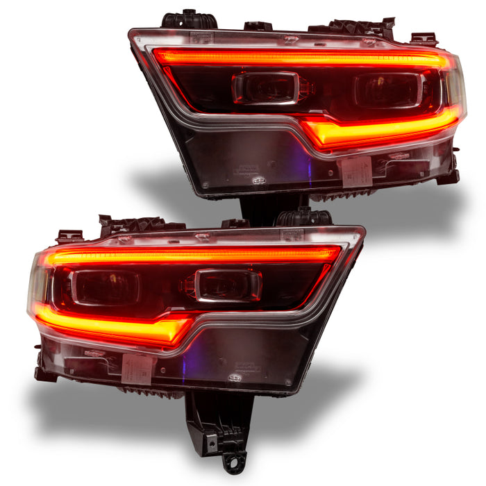 Oracle 19-21 RAM 1500 Projector LED Headlight DRL Kit ColorSHIFT RGBW+A w/o Cntrl SEE WARRANTY 1448-339