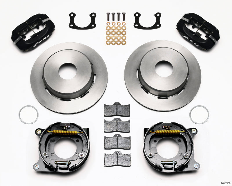 Wilwood Forged Dynalite P/S Park Brake Kit Big Ford New 2.50in Offset Currie Blank 140-7150