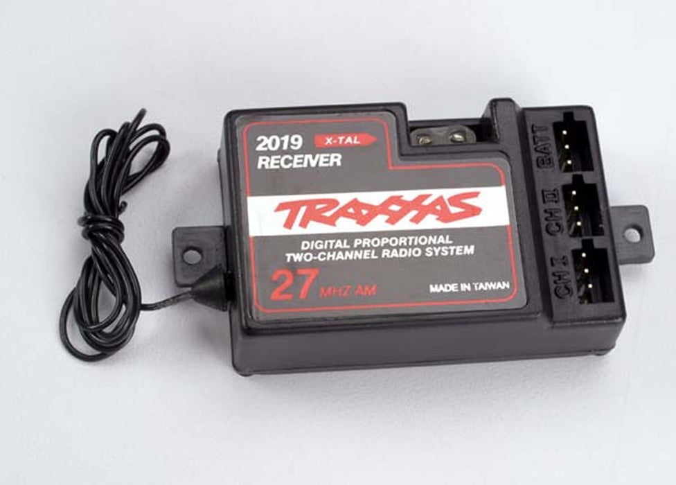 Traxxas 2-Channel 27Mhz Receiver Without Beck 2019