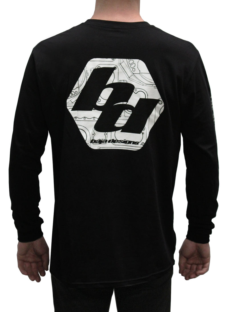 Baja Designs Bd Black Mens Long Sleeve Shirt Small 980033