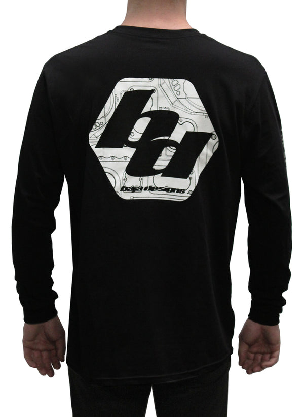 Baja Designs Bd Black Mens Long Sleeve Shirt Small 980033