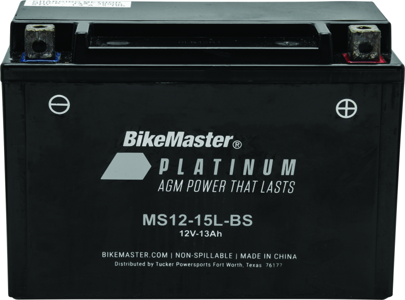 BikeMaster AGM Battery MS12-15L-BS 780717