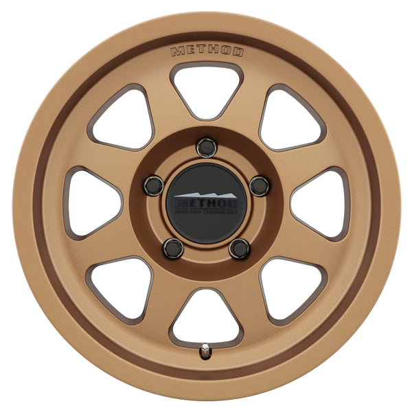 Method MR701 18x9 +25mm Offset 5x150 110.5mm CB Method Bronze Wheel MR70189058925