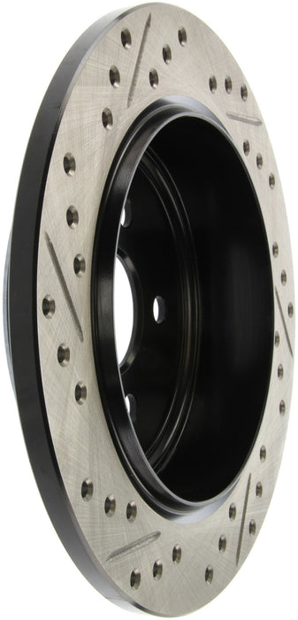Stoptech Sport Drilled & Slotted Brake Rotor; Rear Left 127.63054L