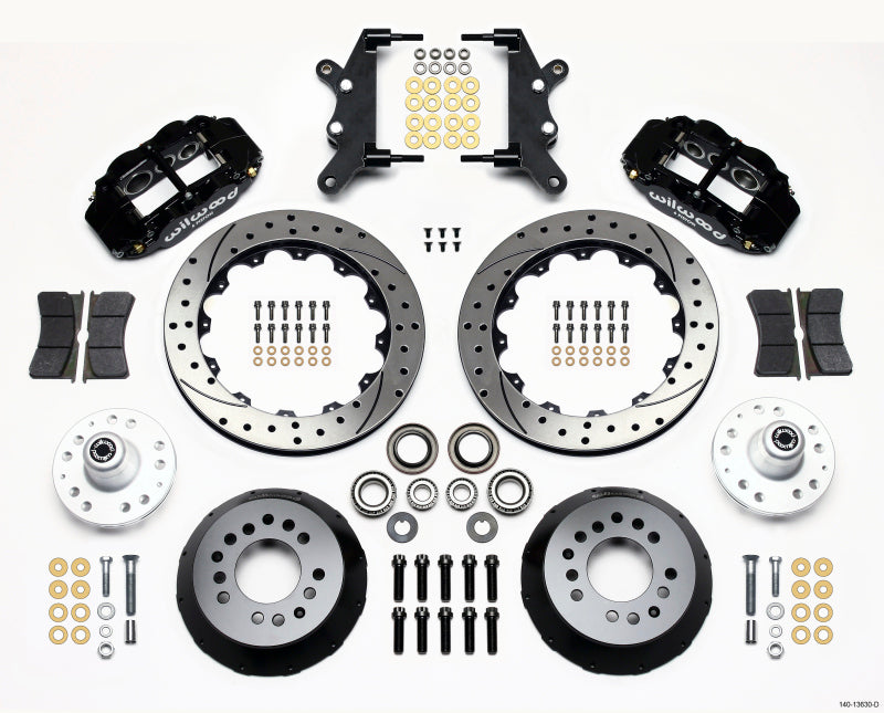 Wilwood Narrow Superlite 6R Front Hub Kit 12.88in Drilled 60-68 Ford / Mercury Full Size / Galaxie 140-13630-D