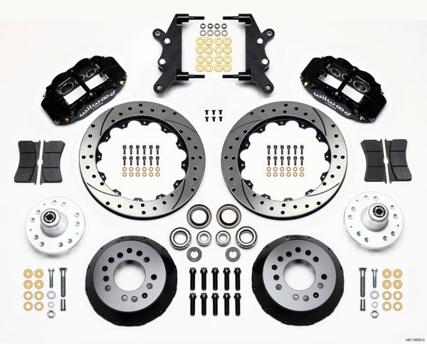 Wilwood Narrow Superlite 6R Front Hub Kit 12.88in Drilled 60-68 Ford / Mercury Full Size / Galaxie 140-13630-D