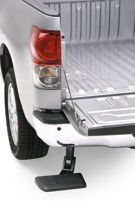 AMP Research 75316-01A BedStep Flip Down Bumper Step for 2016-2019 Toyota Tundra with Resin Bumper
