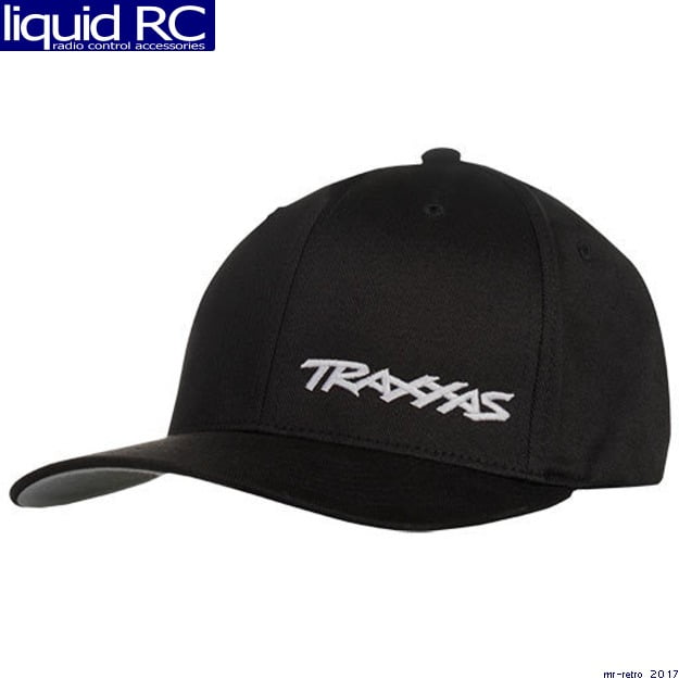 Traxxas 1187-BLW-LXL Flex Hat Curve Bill Black/White Lx