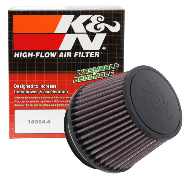 K&N Universal Clamp-On Air Filter: High Performance, Premium, Washable, Replacement Filter: Flange Diameter: 3.938 In, Filter Height: 4.438 In, Flange Length: 0.75 In, Shape: Tapered Conical, Ru-5059 RU-5059