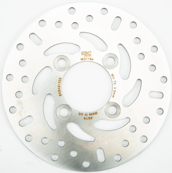 EBC Brakes MD1184 Stainless Steel Solid Brake Rotor