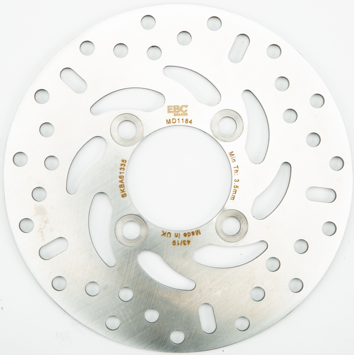 EBC Brakes MD1184 Stainless Steel Solid Brake Rotor