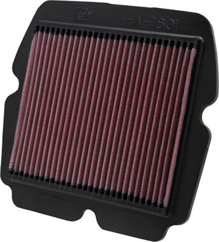 K&N Engine Air Filter: High Performance, Premium, Powersport Air Filter: Fits 2001-2017 HONDA (GL1800, Gold Wing, F6B Deluxe, AC, ACN XM, ABS, Airbag, F6B, Valkyrie, ABS, Gold Wing PA) HA-1801