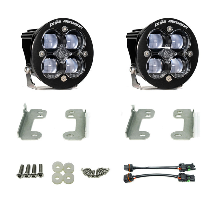 Baja Designs Wrangler JK Rubicon Squadron-R Fog Light & Fog Pocket Kit 447621