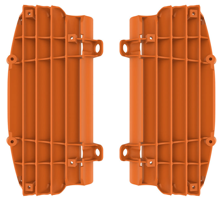 Polisport Radiator Louvers (Orange KTM) for 16-18 KTM 250SXF