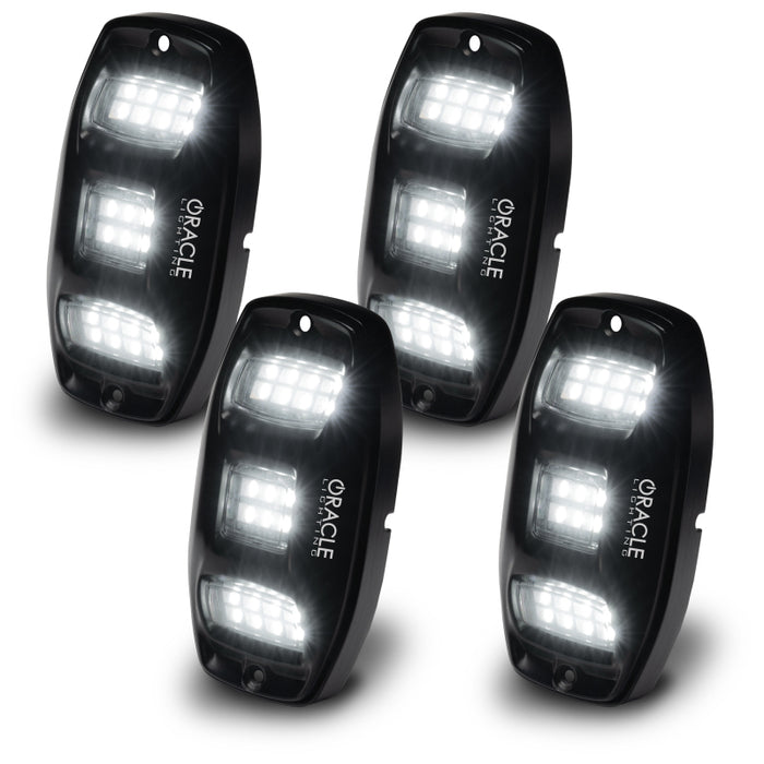 Oracle Lighting Colorshift® Rgb+W Underbody Wheel Well Rock Light Kit (4 Pcs) 5895-339