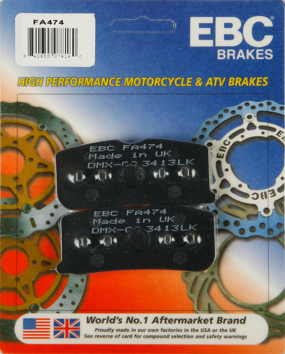 EBC Brakes FA Organic Brake Pads Compatible for Can-Am Spyder Roadster RS SE5 2011