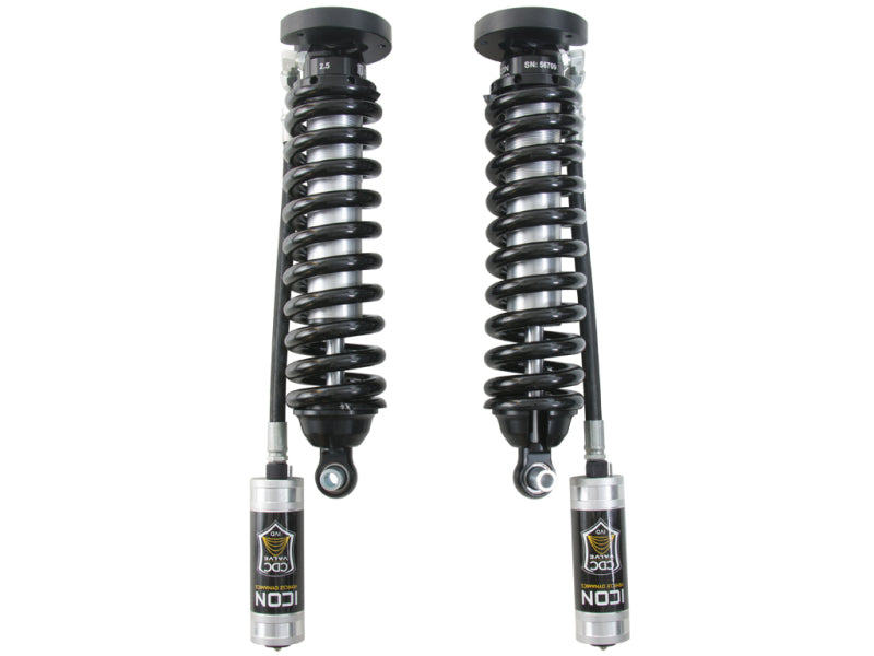 ICON 2016+ Compatible with Nissan Titan XD 2.5 Series Shocks RR CDCV Coilover Kit 81521C