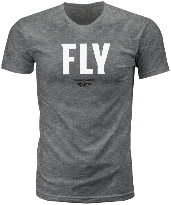 Fly Racing 352-0156S Fly Wfh Tee Dark Grey Heather Sm