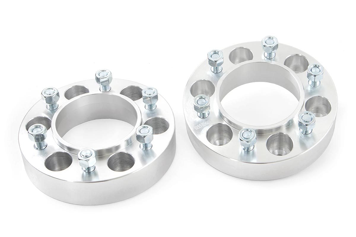Rough Country 1.5 Inch Wheel Spacers 6x5.5 Fits toyota4Runner (10-23)/Tacoma (05-23)