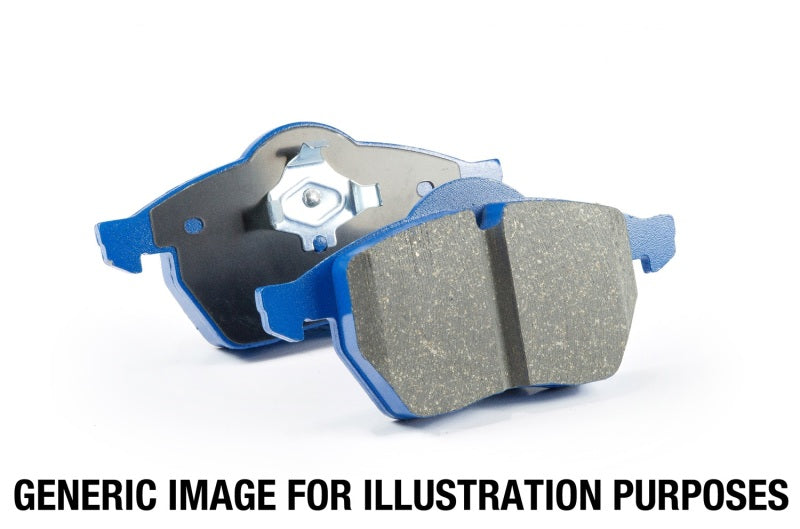EBC 12-16 Fits Porsche Boxster 2.7L (Cast Iron Rotors Only) Bluestuff Front Brake Pads DP52057NDX