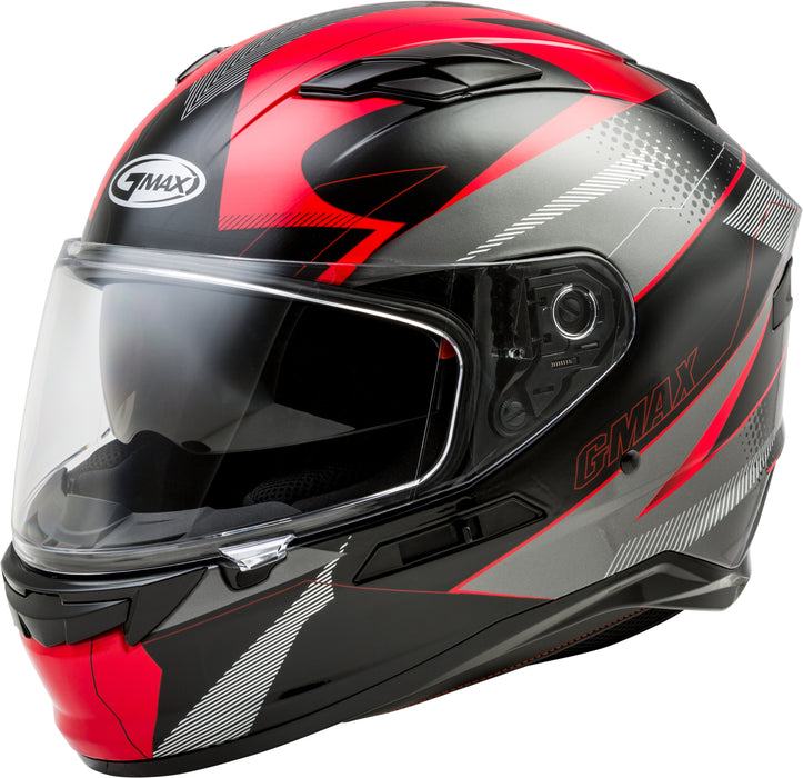 Gmax Ff-98 Full-Face Apex Helmet Black/Red Lg G1981206