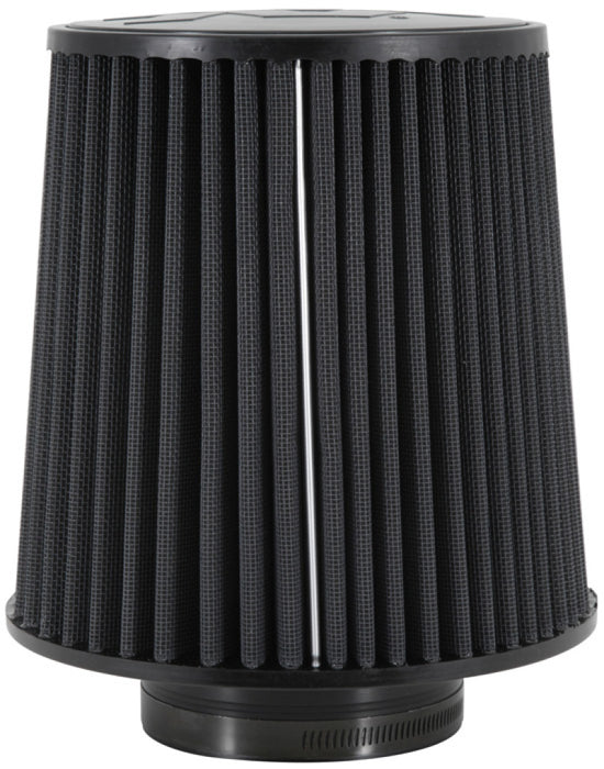 K&N Universal Clamp-On Air Filter: High Performance, Premium, Washable, Replacement Filter: Flange Diameter: 4 In, Filter Height: 8 In, Flange Length: 1.5 In, Shape: Round Tapered, RU-5171HBK