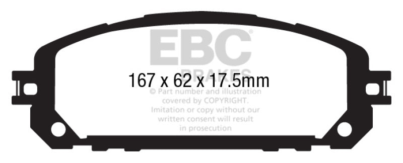 Ebc Yellowstuff Brake Pad Sets DP43030R