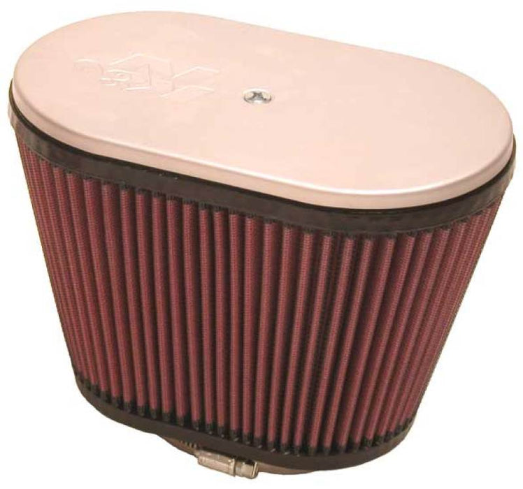 K&N Universal Clamp-On Air Intake Filter: High Performance, Premium, Washable, Replacement Air Filter: Flange Diameter: 2.25 In, Filter Height: 6.25 In, Flange Length: 0.75 In, Shape: Oval, Rd-4400 RD-4400