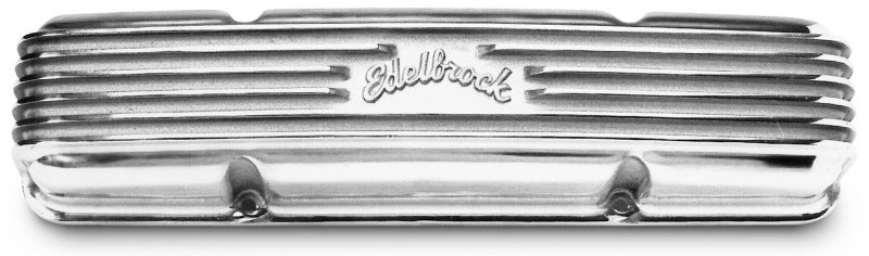 Edelbrock Valve Cover Classic Series Chevrolet 1959-1986 262-400 CI V8 Polshed 4145