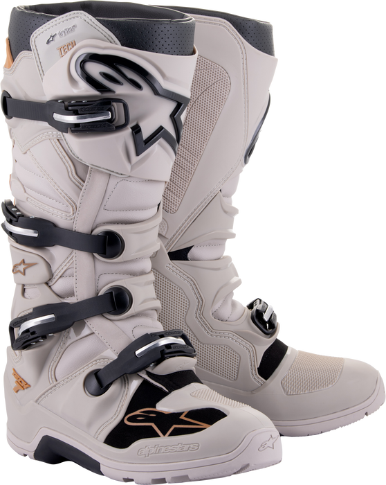 Alpinestars Tech 7 Enduro Drystar MX Boots (Grey Sand, 6)