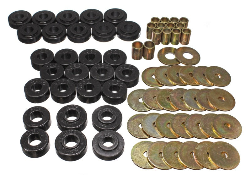 Energy Suspension Gm Body Mount Set Black 3.4111G