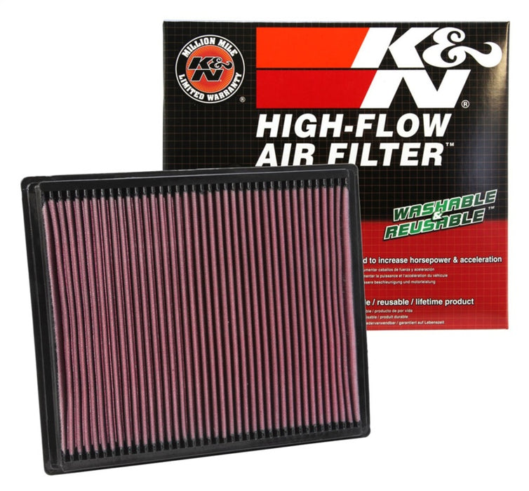 K&N 33-2286 Air Panel Filter for NISSAN TITAN, PATHFINDER, FRONTIER, XTERRA, ARMADA 04-10