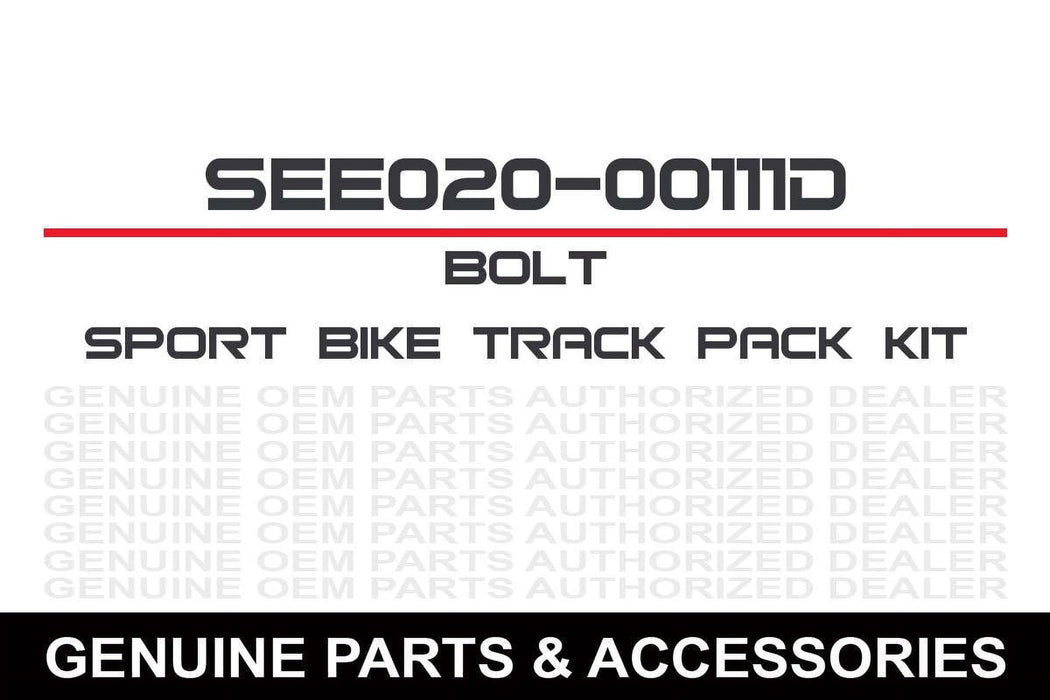 Bolt Mc Hardware Sportbike Track Pack 99SBTP