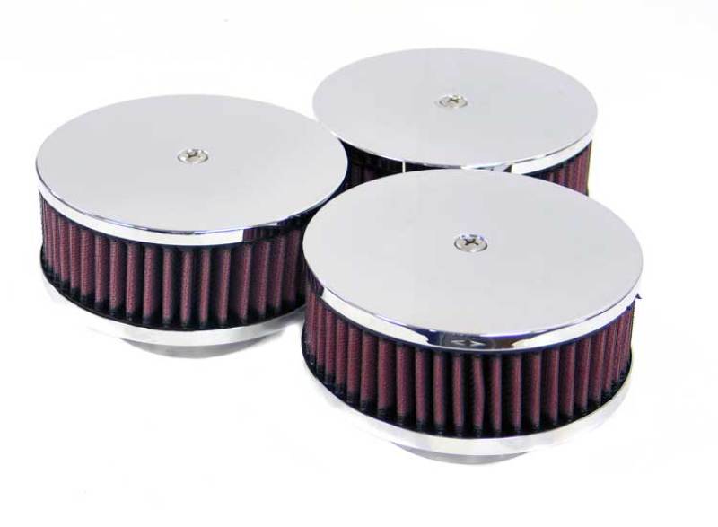 K&N Early Pontiac Tri-Power Round Air Cleaner Assembly 60-1350