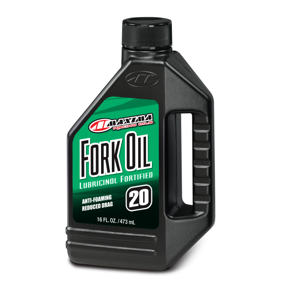 Maxima 57916 20WT Standard Hydraulic Fork Oil - 16 oz. Bottle