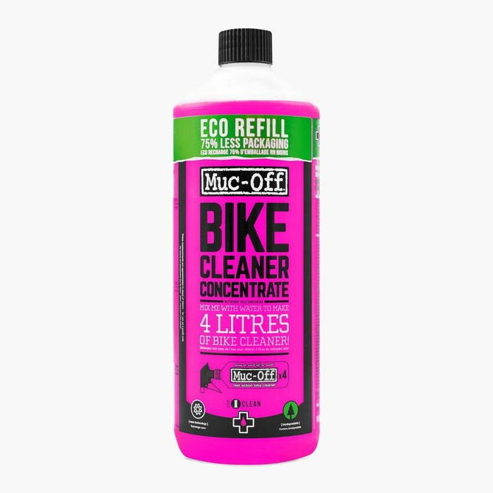 Muc Off Bike Cleaner Concentrate, 1 Liter - Fast-Action, Biodegradable Nano Gel Refill - Mixes with Water to Make Up to 4 liters of Bike Wash