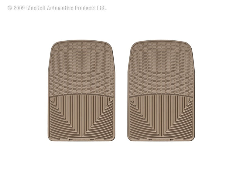 WeatherTech 98 Lincoln Navigator Front Rubber Mats Tan W9TN