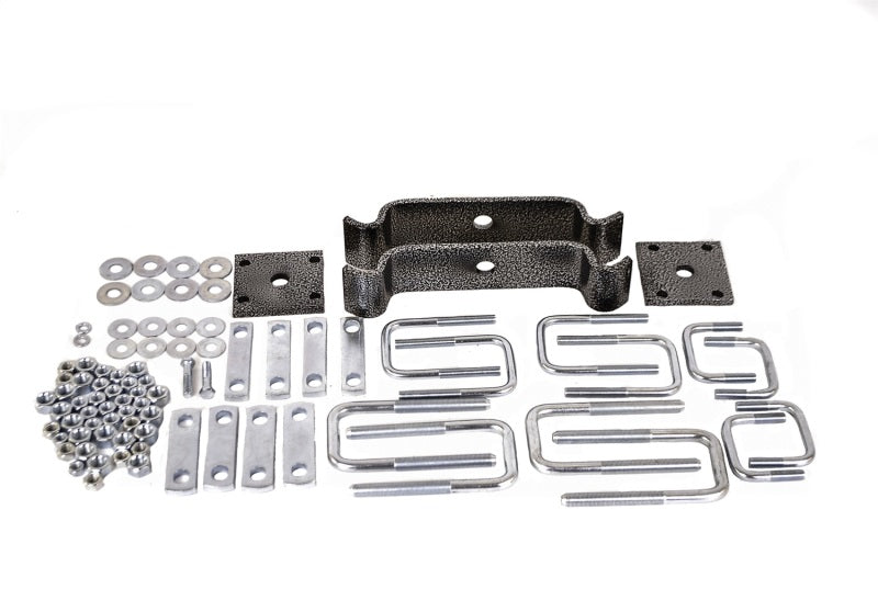 Hellwig 01-07 Chevy Silverado 3500 Hardware Kit for Load Pro Multi Leaf 2500lb/3500lb Helper Springs 25400