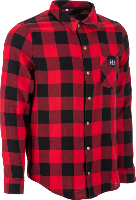 Fly Racing 354-6392X Fly Tek Flannel Red/Black XL