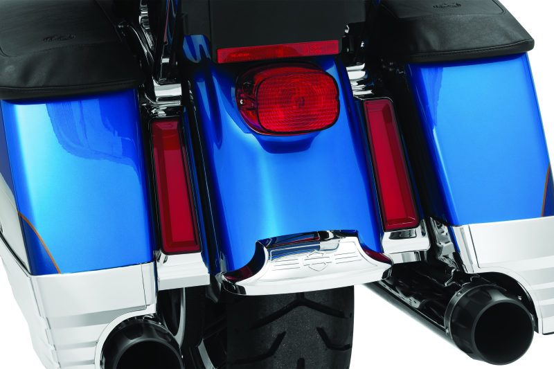Kuryakyn Chrome Tracer Led Inserts Saddlebag Lights Accents Harley Touring 14+