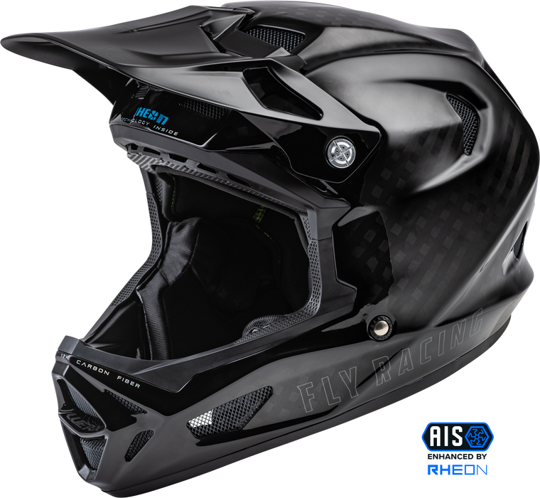 Fly Racing WERX-R Adult Carbon Cycling Helmet (Black, X-Small)