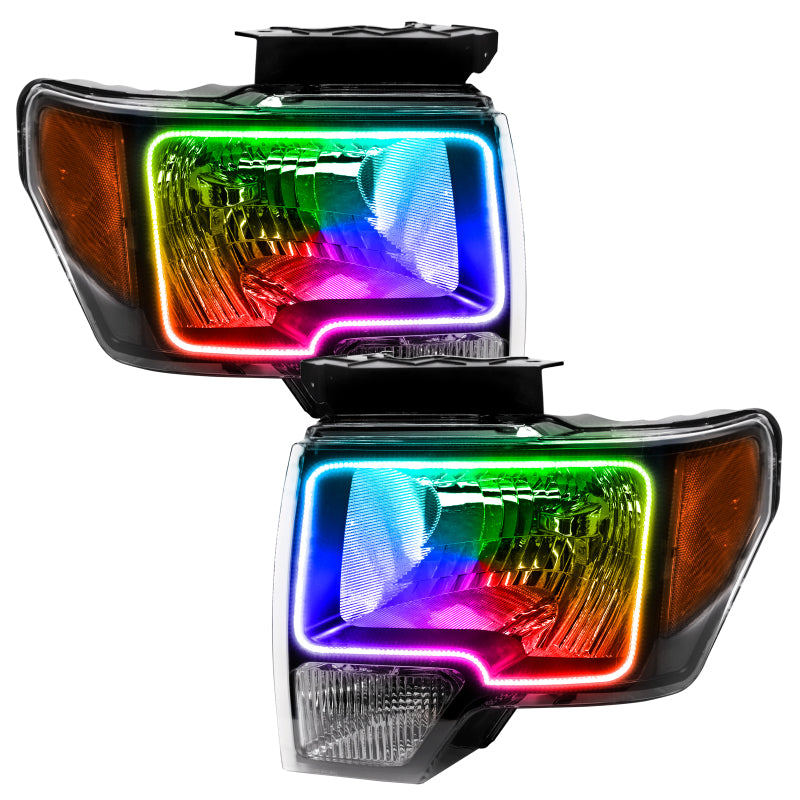 Oracle 09-14 Ford F-150 LED HL Black ColorSHIFT w/o Controller SEE WARRANTY 7188-334