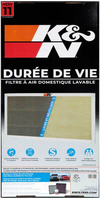 K&N 12X24X1 Air Filter, Merv 11, Washable Air Filter, The Last Furnace Filter