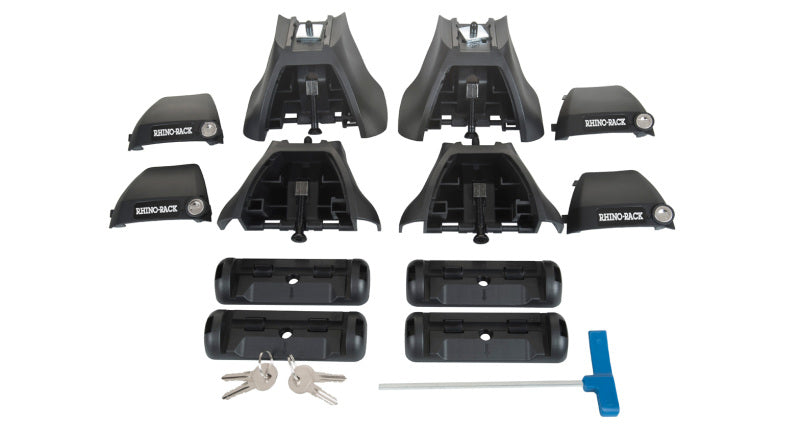 Rhino Rack Rhino-Rack Set Of 4 Legs, Works With Vortex Bars & Pad & Clamp Kit,