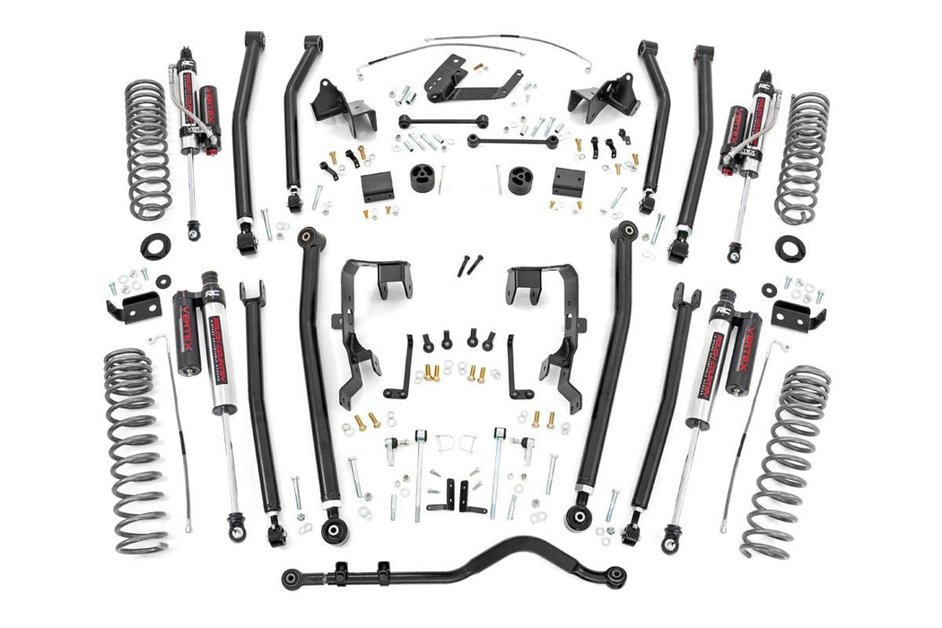 Rough Country 4 Inch Lift Kit Long Arm Vertex compatible with Jeep Wrangler Jk (07-11) 78550A