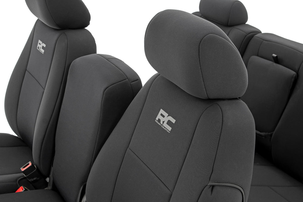 Rough Country Seat Covers Fr 40/40/20 & Rr Full Bench Chevy/Gmc 1500/2500Hd (07-13) 91033