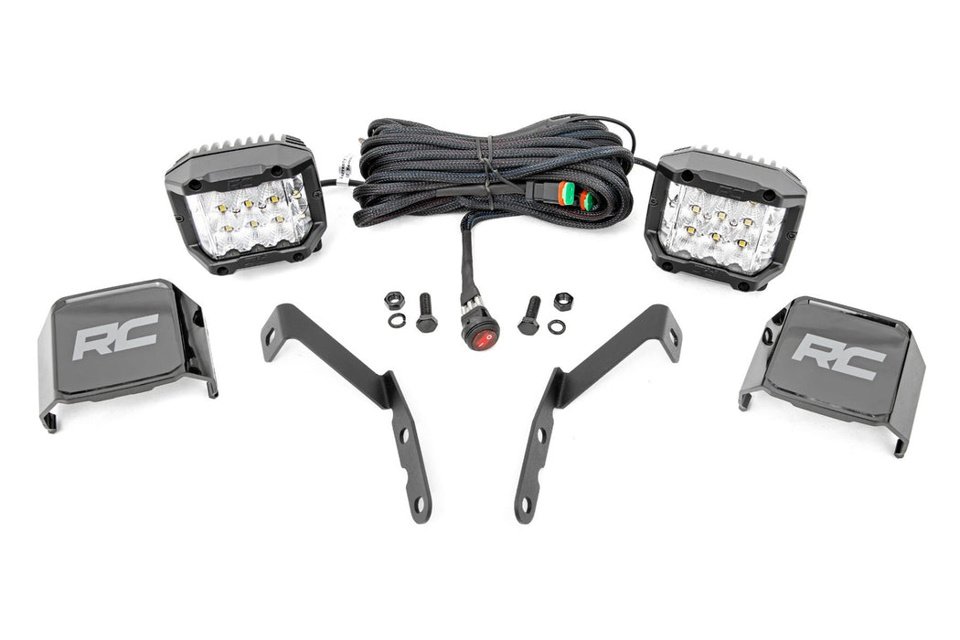 Rough Country Led Light Ditch Mount 3" Osram Wide Chevy 1500 And Chevy/fits gmc 2500Hd/3500Hd (07-14) 71062