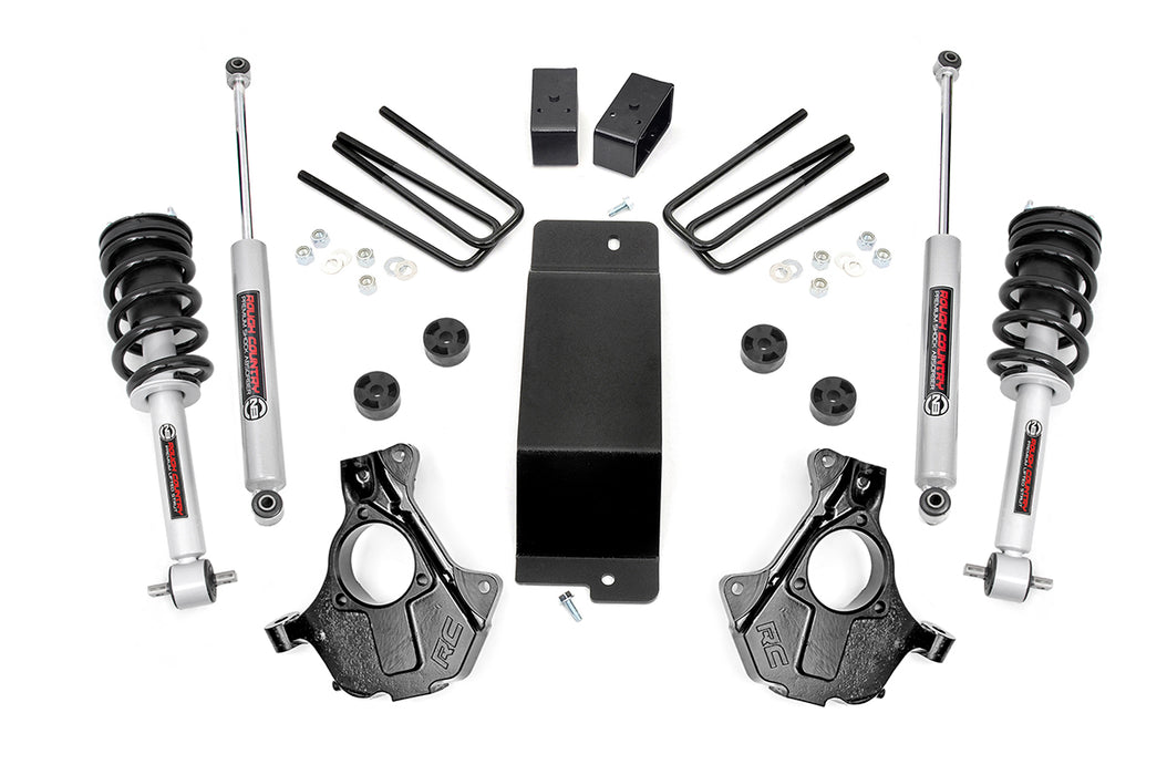 Rough Country 3.5 Inch Lift Kit Cast Steel Lca Fr N3 Chevy/Gmc 1500 (14-18) 12432