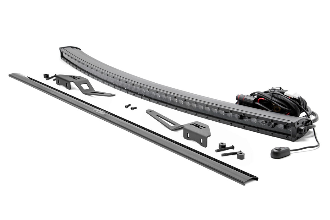 Rough Country Led Light Windshield 50&Quot; Black Series Single Row Fj Cruiser (2007-2014) 71206